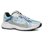 Dior-B30-Technical-Mesh-Light-Blue-Grey-Trainer-Crepslocker-Front